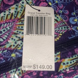Vera Bradley Grand Traveler Bag (purple)